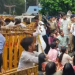 भोपाल में भाजपा सरकार के खिलाफ सड़क पर उतरी ABVP, MLB कॉलेज के पास शराब दुकान हटाने की मांग को लेकर प्रदर्शन